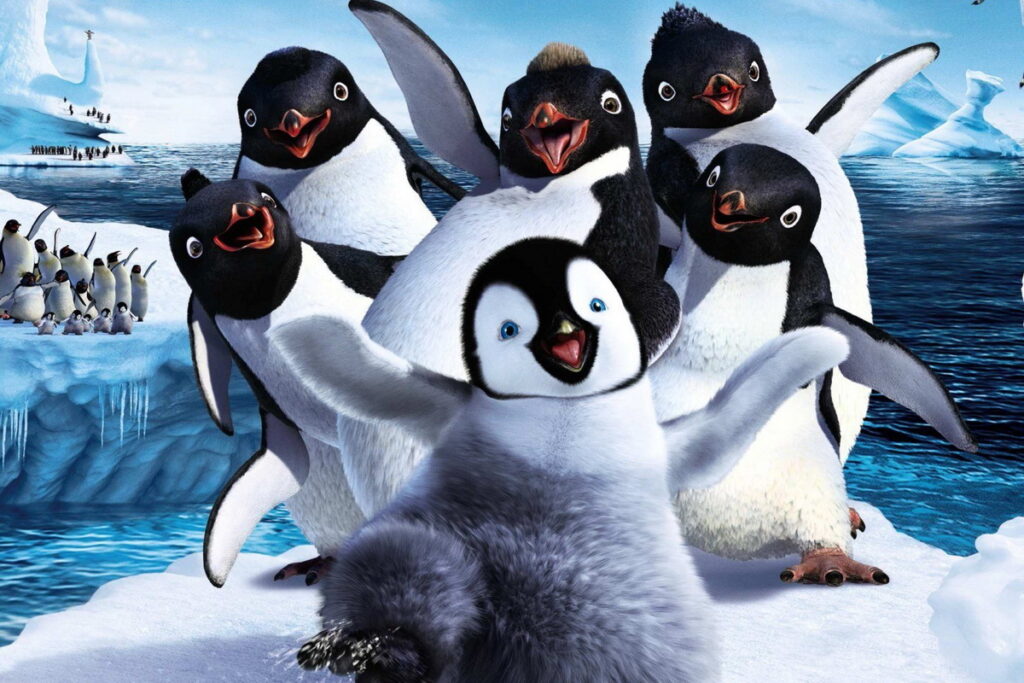 Happy Feet cartone animati sui pinguini uccelli cartoni animati