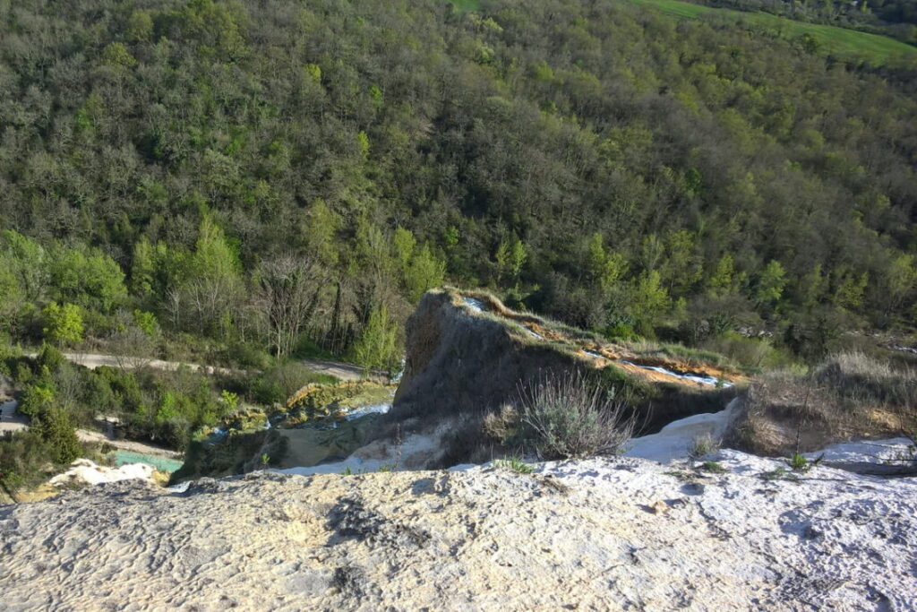 Il parco dei Mulini a Bagno Vignoni