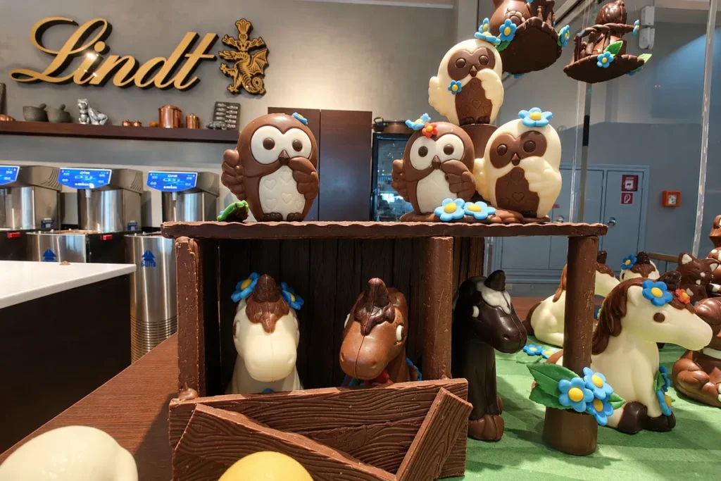 La fontana di cioccolato: una pausa golosa affacciati sul Reno!
